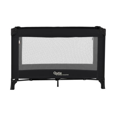 Qute Q-Sleep Campingbed Easyfold + Q-Matti Matras incl. Hoes - Ebony