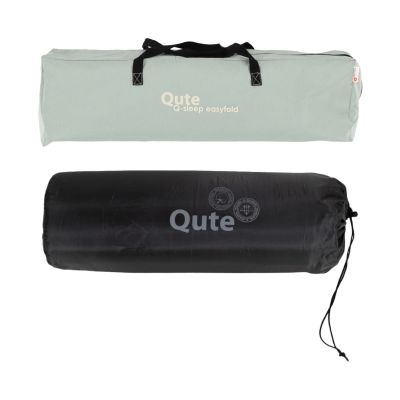 Qute Q-Sleep Campingbed Easyfold + Q-Matti Matras incl. Hoes - Green