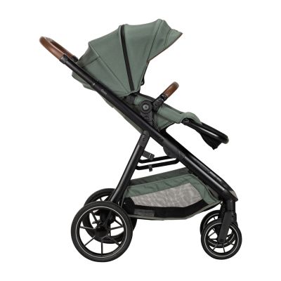 Qute Kinderwagen Q-Journey Groen - Zwart Frame