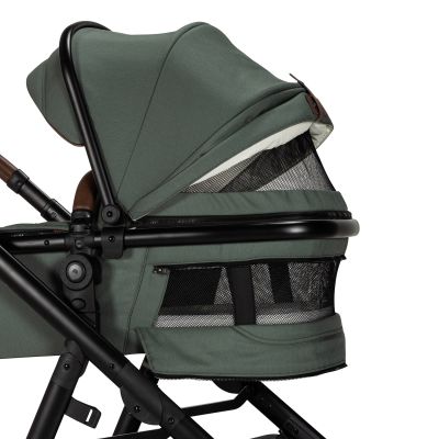 Qute Kinderwagen Q-Journey Groen - Zwart Frame