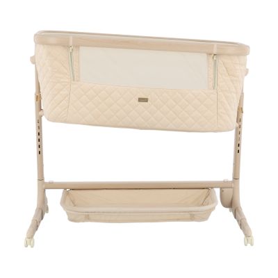 Qute Q-wiggle electric Co-Sleeper cream - white wash
