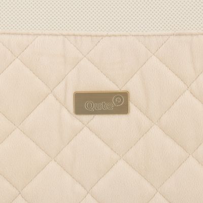 Qute Q-wiggle electric Co-Sleeper cream - white wash