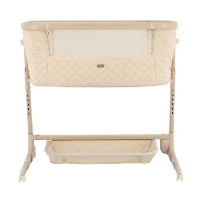 Qute Q-wiggle electric Co-Sleeper cream - white wash