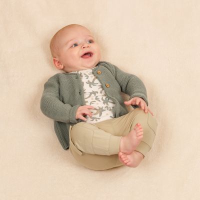 Babylook Knit Vest  - Mt. 50/56 - Chinois Green 