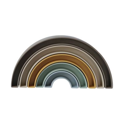 Mushie Stacker Toy Rainbow - Hillside