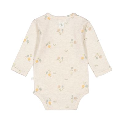 Feetje Picnic Party Wikkelromper  - Mt. 44 - Offwhite melange 
