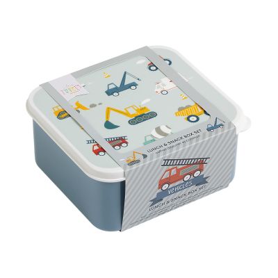 A Little Lovely Company Lunch & Snack Box Set - Vehicles