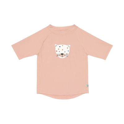 Lässig Zwem T-Shirt Korte Mouw Leopard Pink 86