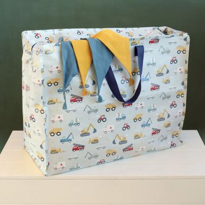 A Little Lovely Company XL Opbergtas - Vehicles