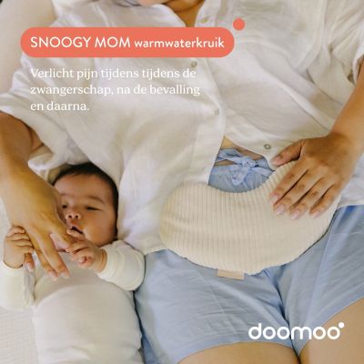 Doomoo Snoogy Mom Warmwaterkruik - Corduroy - Sand