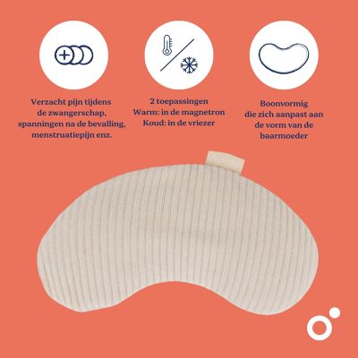 Doomoo Snoogy Mom Warmwaterkruik - Corduroy - Sand