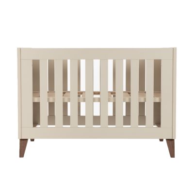 TWF Ledikant 60 x 120 - Commode XL 3 Laden 1 Deur Salerno Walnoot - Hanglegkast 2 Deuren 1 Lade Salerno Walnoot