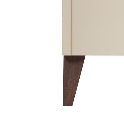 TWF Ledikant 70 x 140 - Commode XL 3 Laden 1 Deur Salerno Walnoot