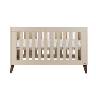 TWF Ledikant 70 x 140 - Commode XL 3 Laden 1 Deur Salerno Walnoot