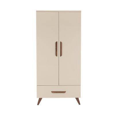 TWF Ledikant 60 x 120 - Commode 3 Laden - Hanglegkast 2 Deuren 1 Lade Salerno Walnoot
