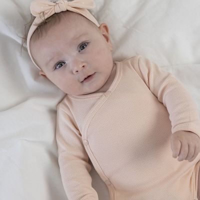 Feetje Romper Wikkel Rib The Magic Is In You Roze 44