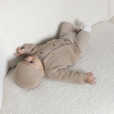 Feetje Broek Rib The Magic Is In You Taupe Melange 44