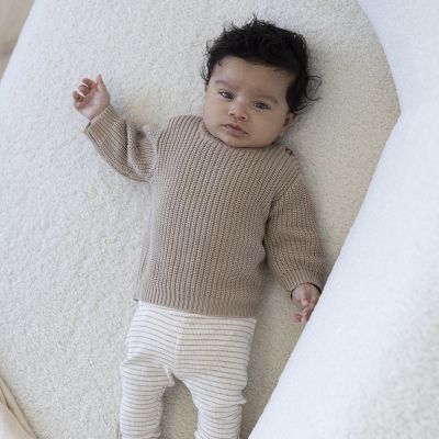 Feetje Broek Rib Streep The Magic Is In You Taupe Melange 44