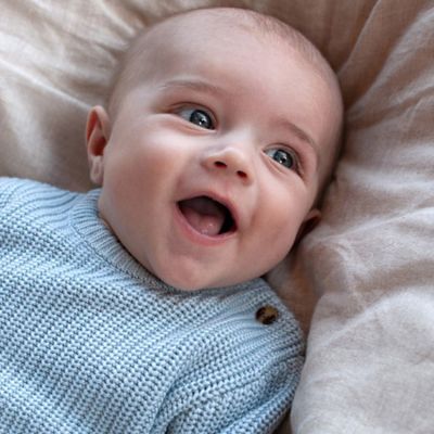 Feetje The Magic Is In You Sweater Gebreid - Maat 56 - Blauw