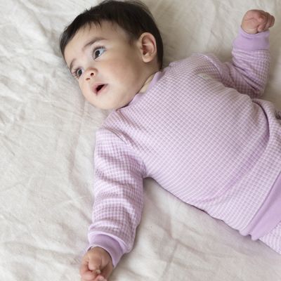 Feetje Wafelpyjama - Maat 74 - Lila 