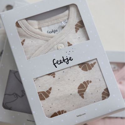 Feetje Geschenkset Boxpak + Muts Croissant 56