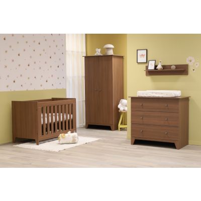Interbaby Ledikant 60 x 120 cm - Commode 3 Lades - Nardo