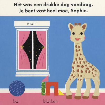 Sophie De Giraf Kartonboekje Sophie Gaat Slapen