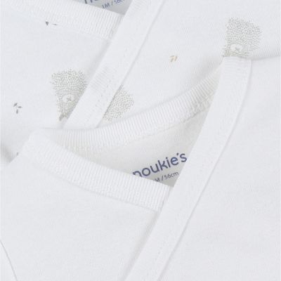 Noukie's F&O Overslagrompers - 2 Stuks - 00 Mnd - Biokatoen Noukie's F&O Overslagrompers - 2 Stuks - 00 Mnd - Biokatoen