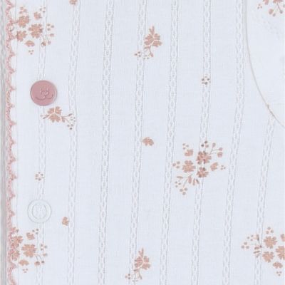 Noukie's Pyjama - Pointelle - Bloemetjes - 00 Mnd