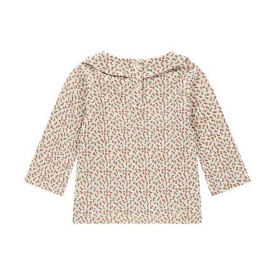 A Tiny Story Long Sleeve Bloem T-Shirt - Maat 50 - Snow