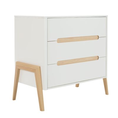 TWF Ledikant 60 x 120 - Commode 3 Laden - Hanglegkast Larvik
