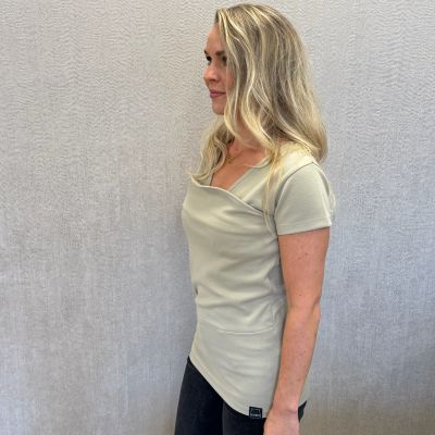 Womboo Buidelshirt Vrouw - Taupe - Maat XL