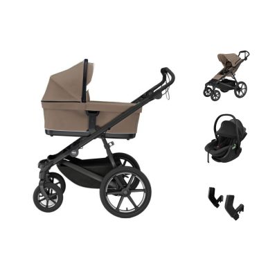 Thule Urban Glide 4-Wheel Kinderwagen - Maple Autostoel - Autostoel Adapters