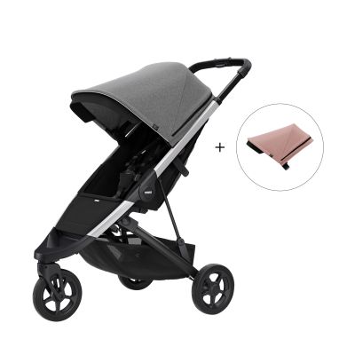 Thule Spring Buggy - Black/Grey Melange