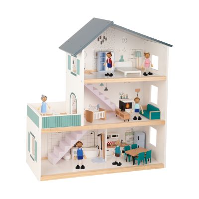 Tooky Toy Poppenhuis - Hout