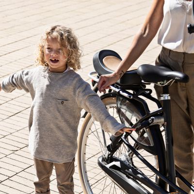 Urban Iki Achterzitje Junior Bincho Black / Kurumi Brown (zonder montage kader)