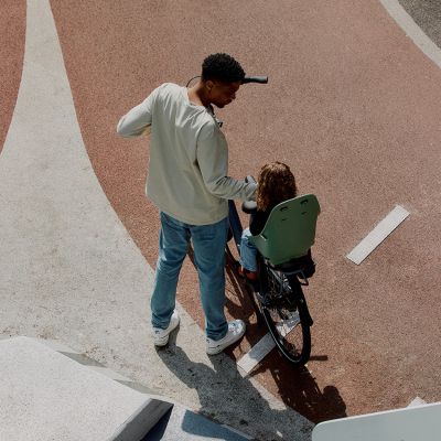 Urban Iki Achterzitje Ta-ke Carrier Mounting Icho Green / Bincho Black