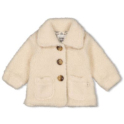 Feetje Jas Teddy Stay Magical Offwhite 68