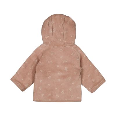 Feetje Fall Favorites Omkeerbaar Jasje Velours Met Capuchon - Maat 50 - Hazelnoot