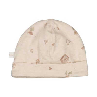 Feetje Fall Favorites Print Mutsje - 0-3 Maanden - Offwhite Melange