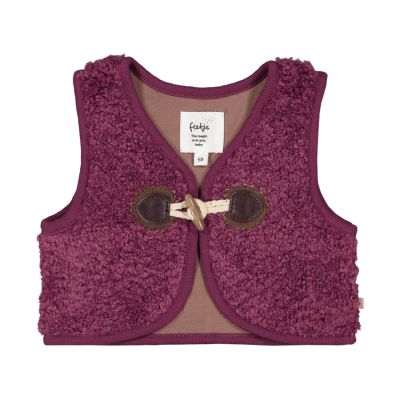 Feetje Better Together Teddy Gilet - Maat 56 - Lila
