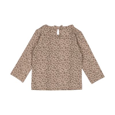 Feetje Better Together Longsleeve Print Shirt - Maat 56 - Taupe Melange