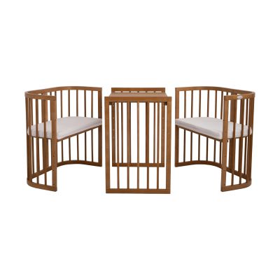 Waldin W2 Combibed 7‑in‑1 - Vintage inclusief matras Waldin W2 Combibed 7‑in‑1 - Vintage inclusief matras