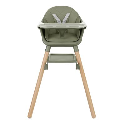 Kikkaboo Kinderstoel 2 in 1 Woody Leger Groen