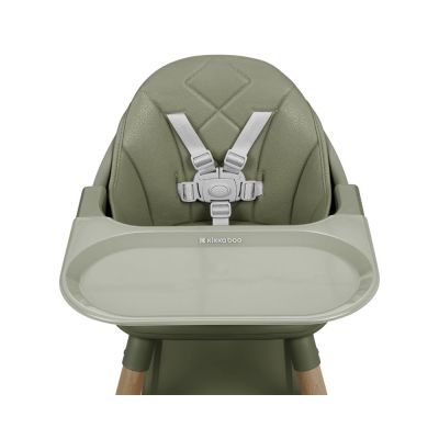 Kikkaboo Kinderstoel 2 in 1 Woody Leger Groen