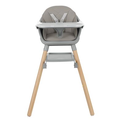 Kikkaboo Kinderstoel 2 in 1 Woody Grijs Kikkaboo Kinderstoel 2 in 1 Woody Grijs