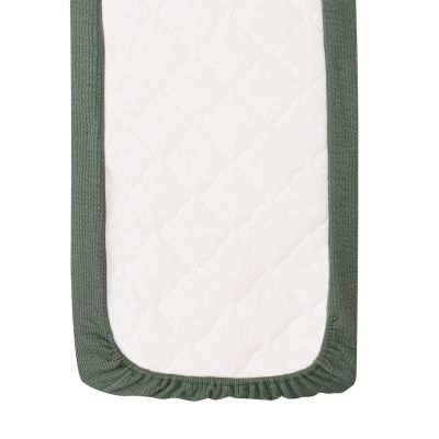 Witlof For Kids Ledikantdeken Tuck-Inn Forest Green Waves 60 x 120 cm