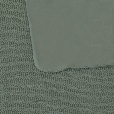 Witlof For Kids Ledikantdeken Tuck-Inn Forest Green Waves 60 x 120 cm