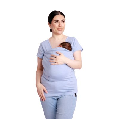 Womboo Buidelshirt Vrouw Lichtblauw L