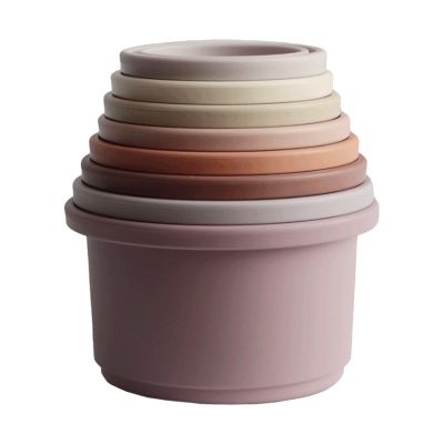 Mushie Stapeltoren Pastel